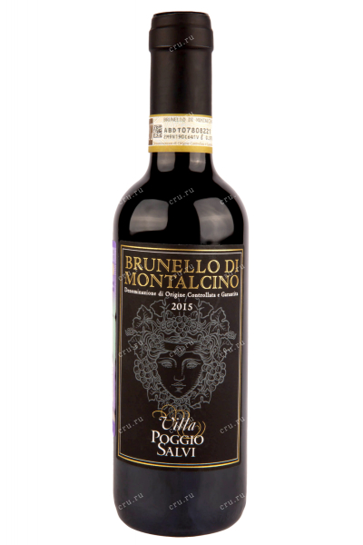 Вино Villa Poggio Salvi Brunello di Montalcino DOCG 2015 0.375 л
