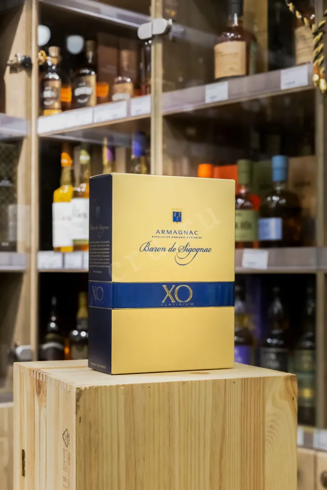 В магазине Крю Профи Baron de Sigognac XO Platinum gift box 0.7 л