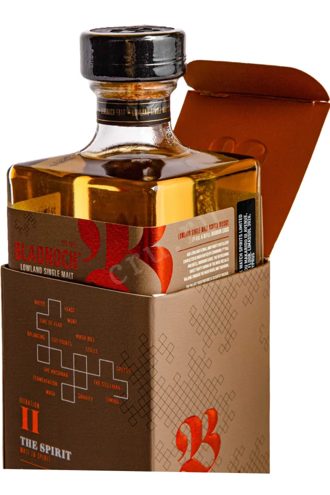В подарочной коробке Bladnoch The Spirit Iteration 2 The Dragon Series in gift box 0.7 л