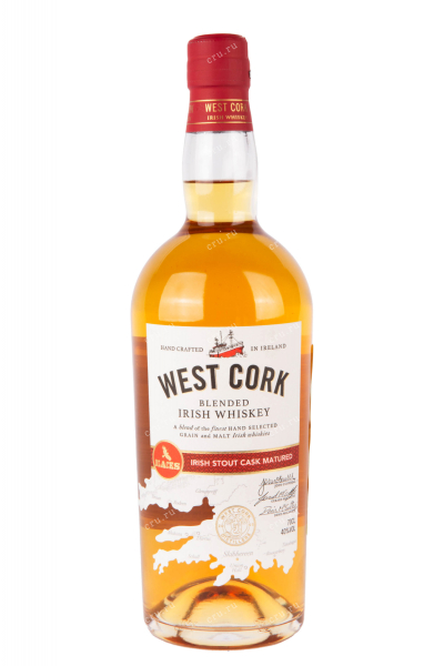 Виски West Cork Irish Stout Cask Matured Blended  0.7 л
