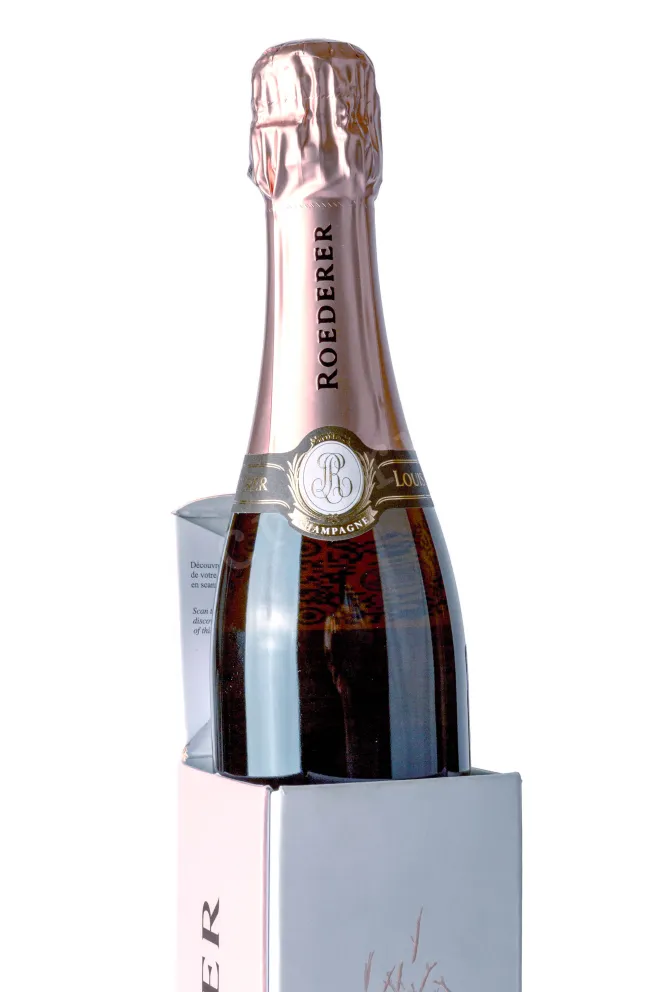 В подарочной коробке Louis Roederer Rose 0.375 л