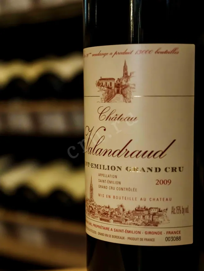 В магазине Крю Профи Chateau Valandraud Saint-Emilion Grand Cru 2009 0.75 л