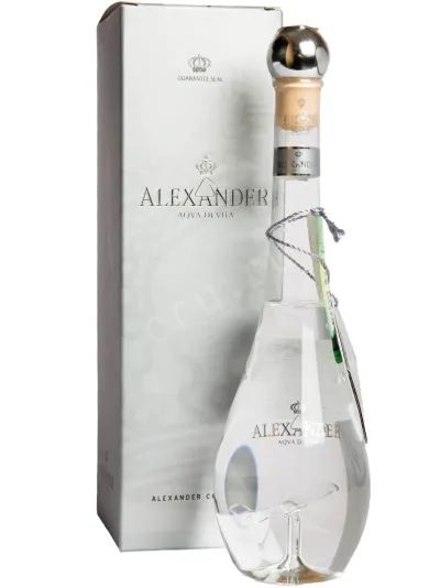 Граппа Bottega Alexander Chardonnay (Airplane) gift box  0.2 л