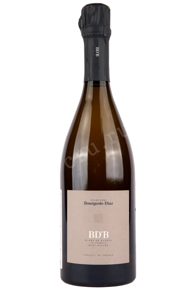 Шампанское Bourgeois-Diaz Blanc de Blancs Le Temple Brut Nature  0.75 л