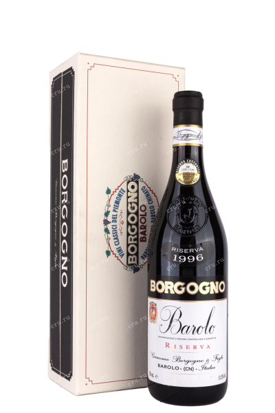 Вино Barolo Riserva Borgogno with gift box 1996 0.75 л