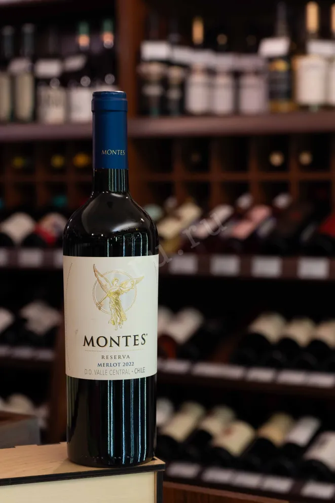 В магазине Крю Профи Montes Reserva Merlot 2022 0.75 л