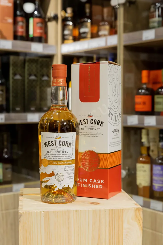 В магазине Крю Профи West Cork Rum Cask gift box 0.7 л