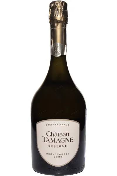 Игристое вино Шато Тамань Резерв Полусладкое 2023 0.75 л