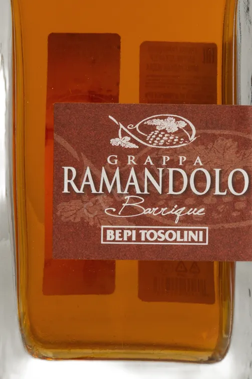 Этикетка Bepi Tosolini Ramandolo Barrique Decanter in wooden box 0.7 л