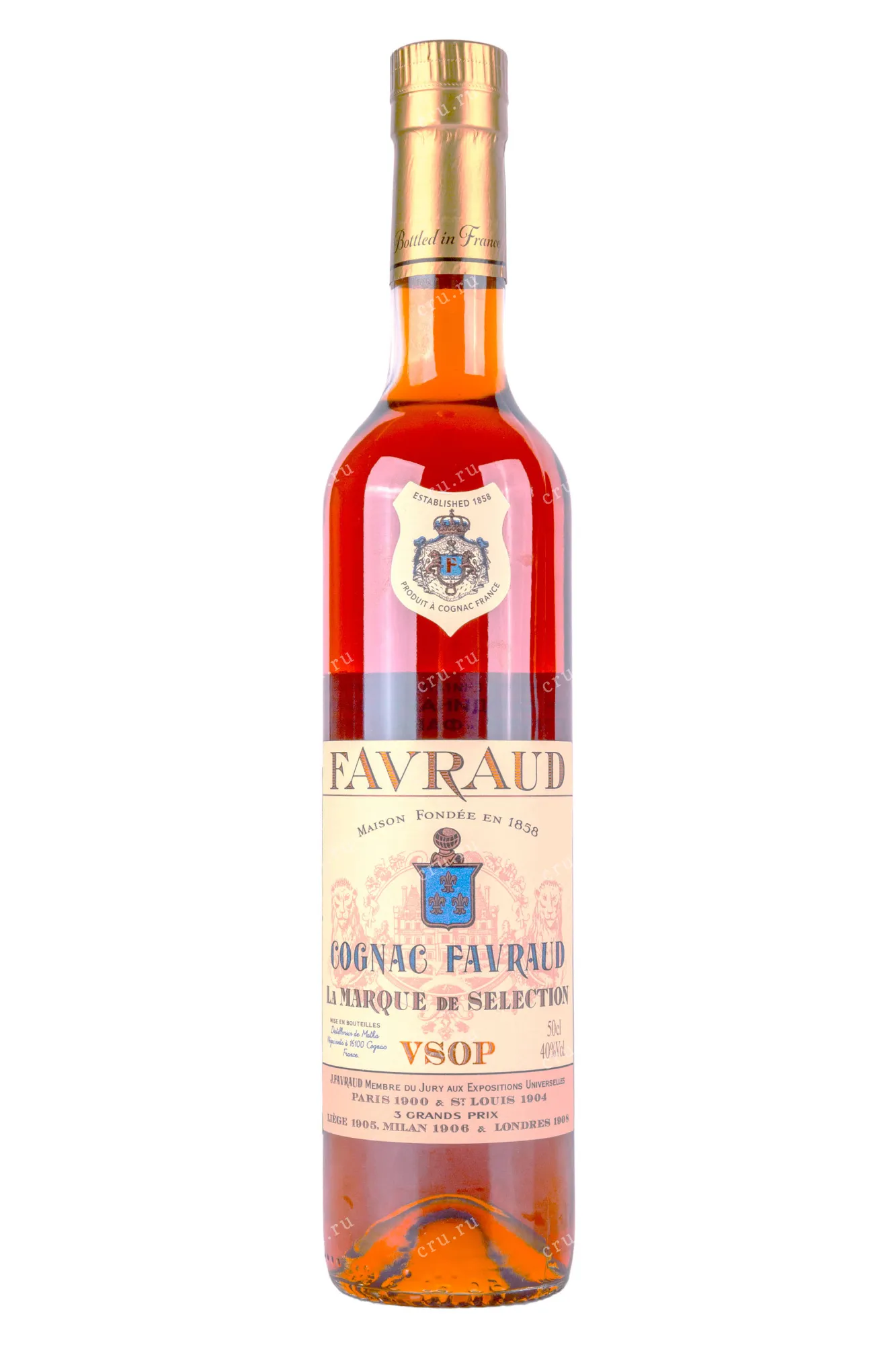 Фото — Коньяк Favraud VSOP  0.5 л