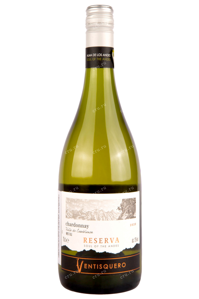 Вино Ventisquero Reserva Chardonnay 2020 0.75 л