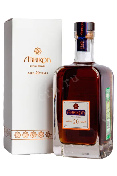 Бренди Abrikon Apricot 20 Years in gift box  0.75 л