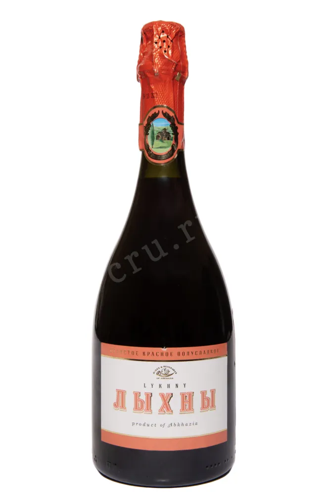Игристое вино Лыхны Красное Полусладкое 2021 0.75 л