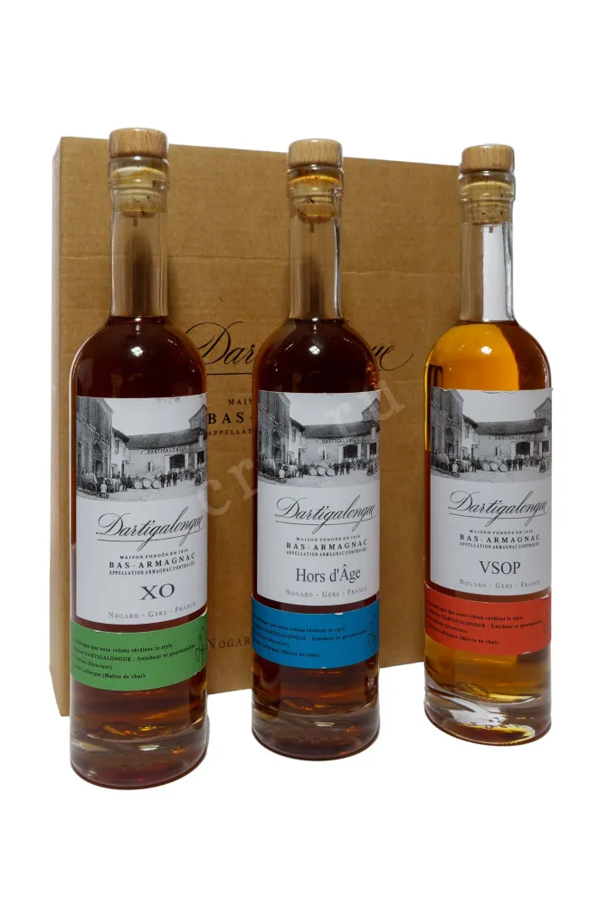 Арманьяк Dartigalongue set 3* in gift box  0.2 л