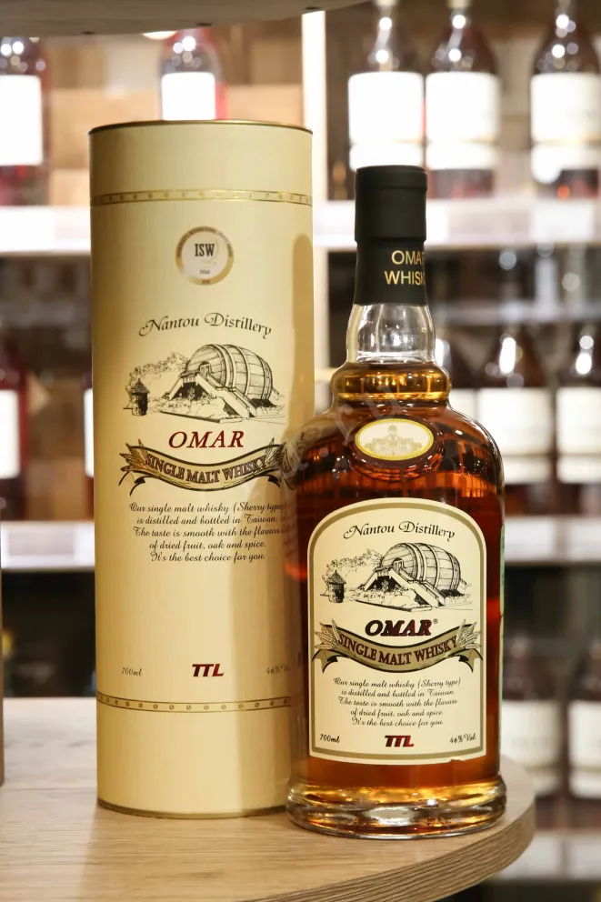 В магазине Крю Профи Omar Single Malt Cherry Type in tube 0.7 л