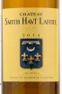 Этикетка вина Chateau Smith Haut Lafitte 2014 0.75 л