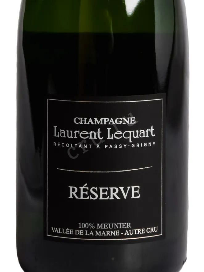 Этикетка Laurent Lequart Reserve in gift box 2023 0.75 л