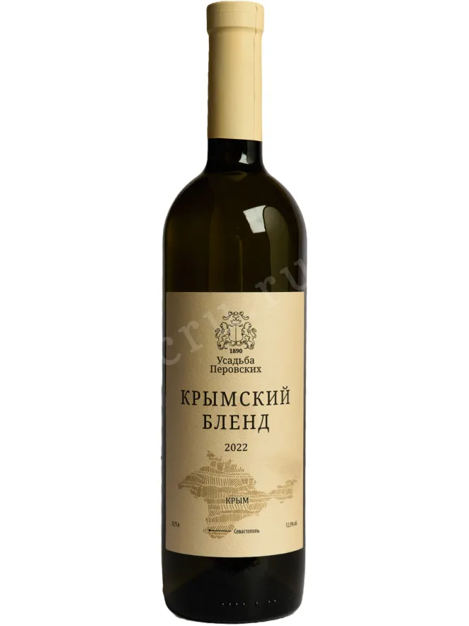 Вино Усадьба Перовских Крымский Бленд Белое 2022 0.75 л