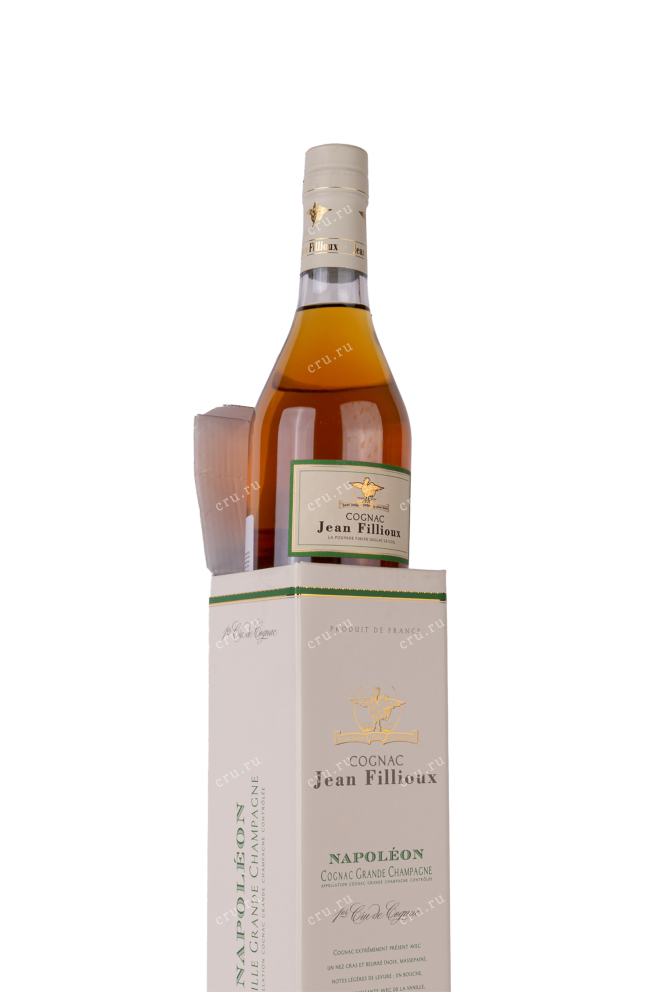 В подарочной коробке Jean Fillioux Napoleon Vieux Cognac Grande Champagne Premier Cru   2014 0.7 л