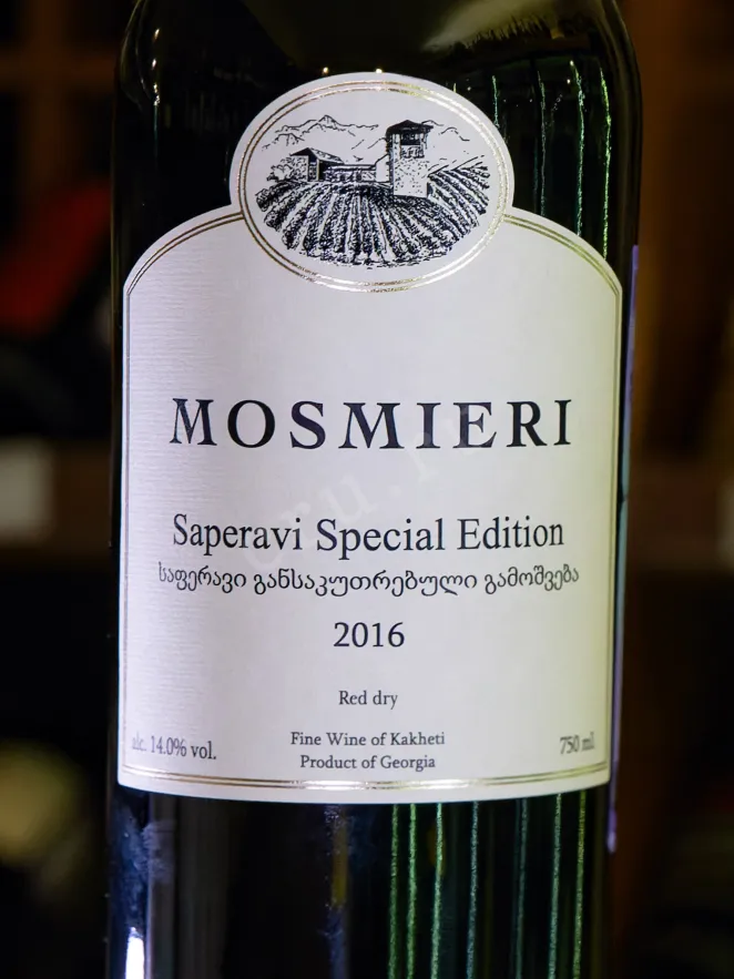В магазине Крю Профи Mosmieri Saperavi Special Edition 2016 0.75 л
