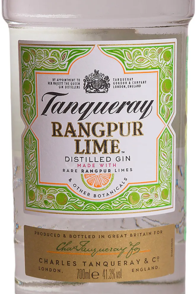 Этикетка Tanqueray Rangpur Lime 0.7 л