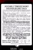 Контрэтикетка Jack Daniels 3 л