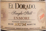 Этикетка El Dorado Single Still Enmore 0.7 л