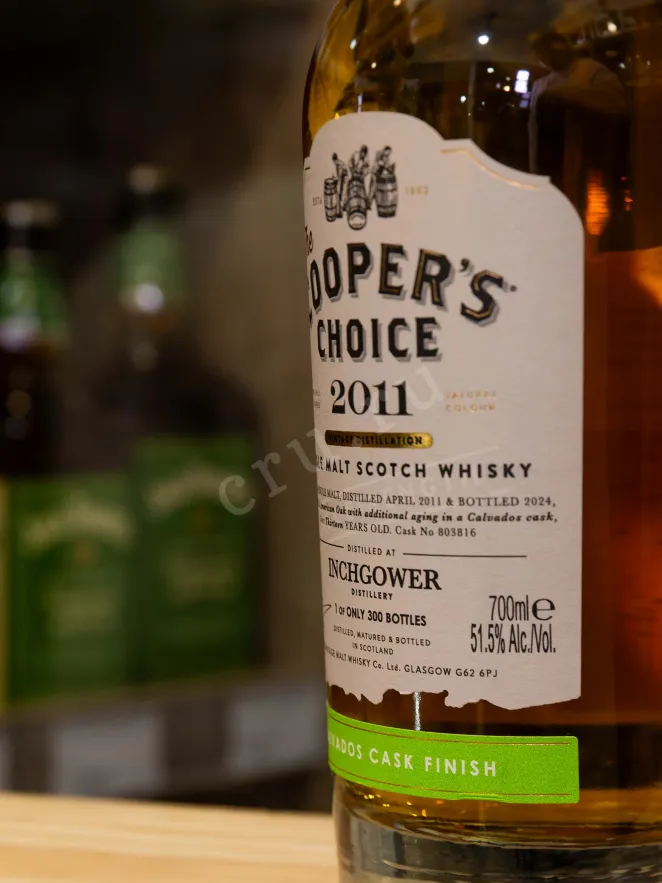 В магазине Крю Профи The Cooper's Choice Inchgower Calvados Cask Finish in gift box 0.7 л