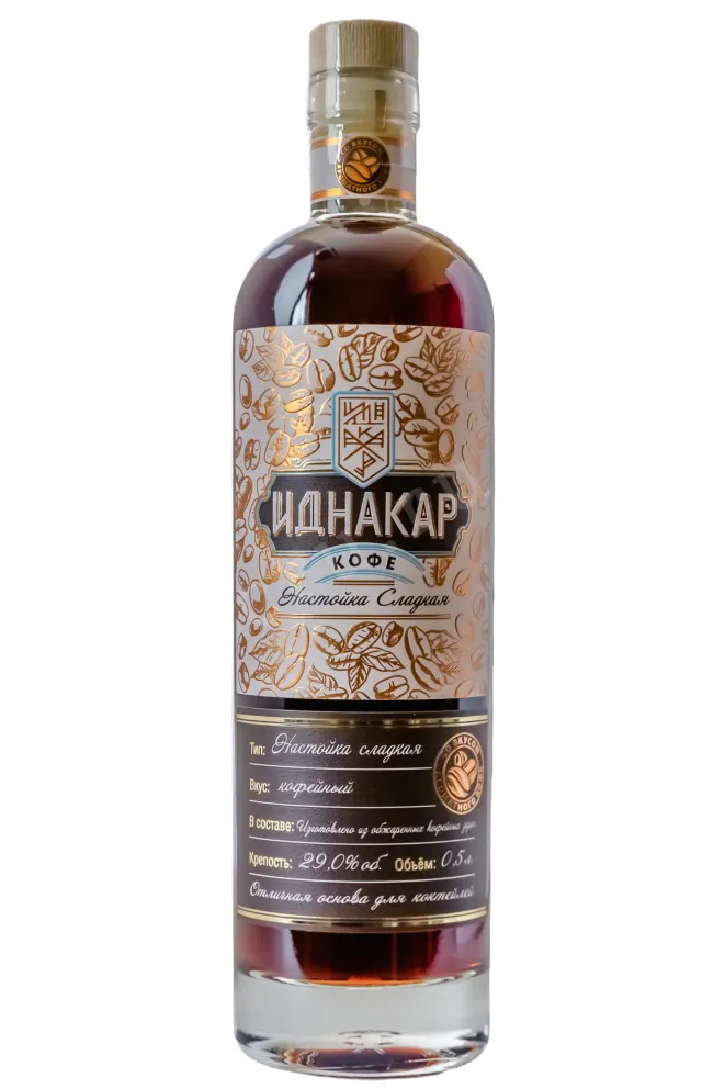 Настойка Иднакар Сладкая с Кофе  0.5 л