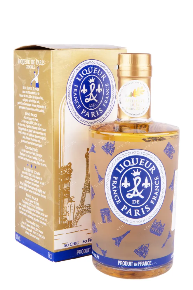 Ликер De Paris gift box  0.35 л
