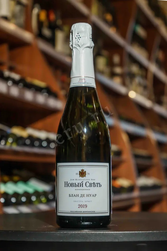 В магазине Крю Профи Novy Svet Blanc de Noirs Extra Brut 2019 0.75 л
