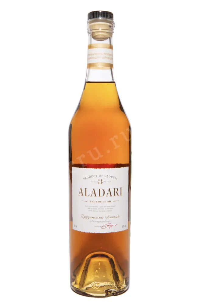 Коньяк Аладари Трехлетний  0.5 л