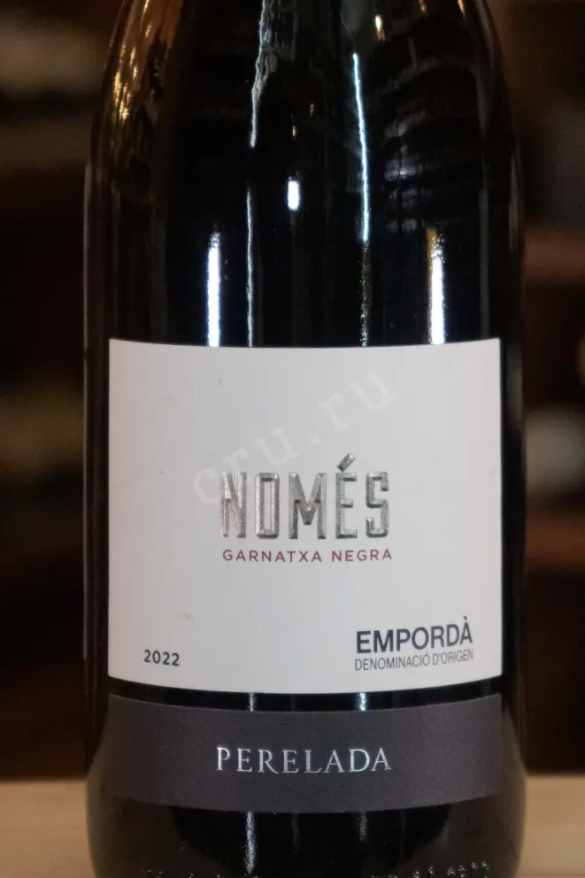 В магазине Крю Профи Perelada Nomes Garnatxa Negra Emporda DO 2022 0.75 л