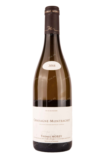 Вино Thomas Morey Chassagne-Montrachet 2018 0.75 л