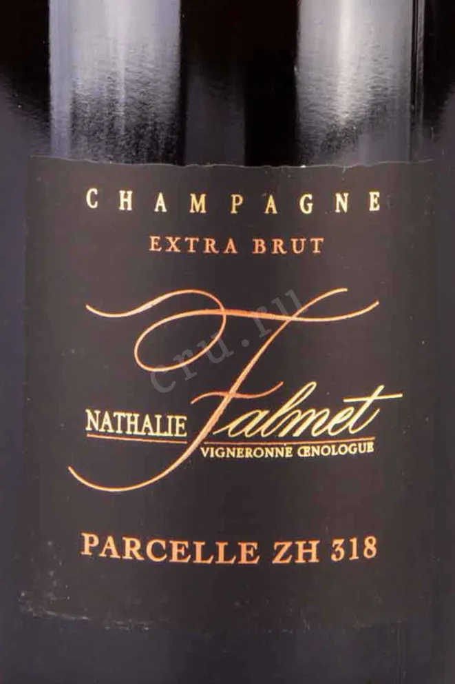 Этикетка Nathalie Falmet Cuvee ZH 318 gift box 2017 0.75 л