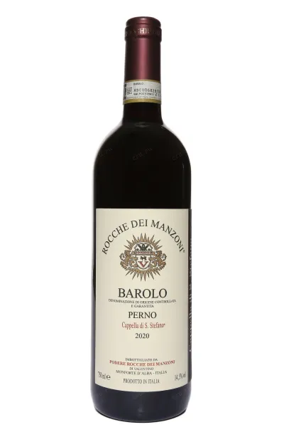 Вино Rocche Dei Manzoni Barolo Perno Cappella Di S. Stefano DOCG 2020 0.75 л