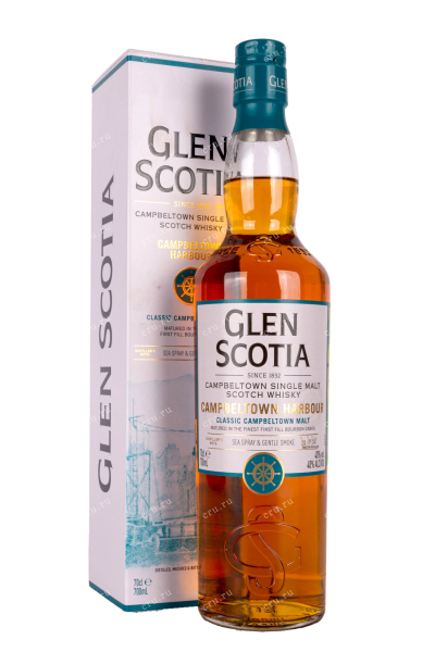 Виски Glen Scotia Campbeltown Harbour gift box  0.7 л