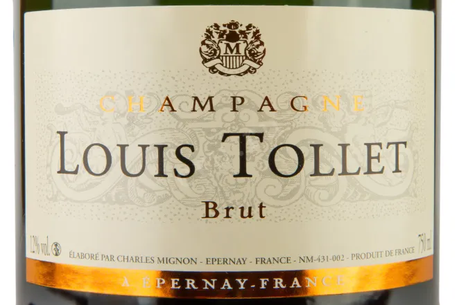 Этикетка Louis Tollet Brut 0.75 л