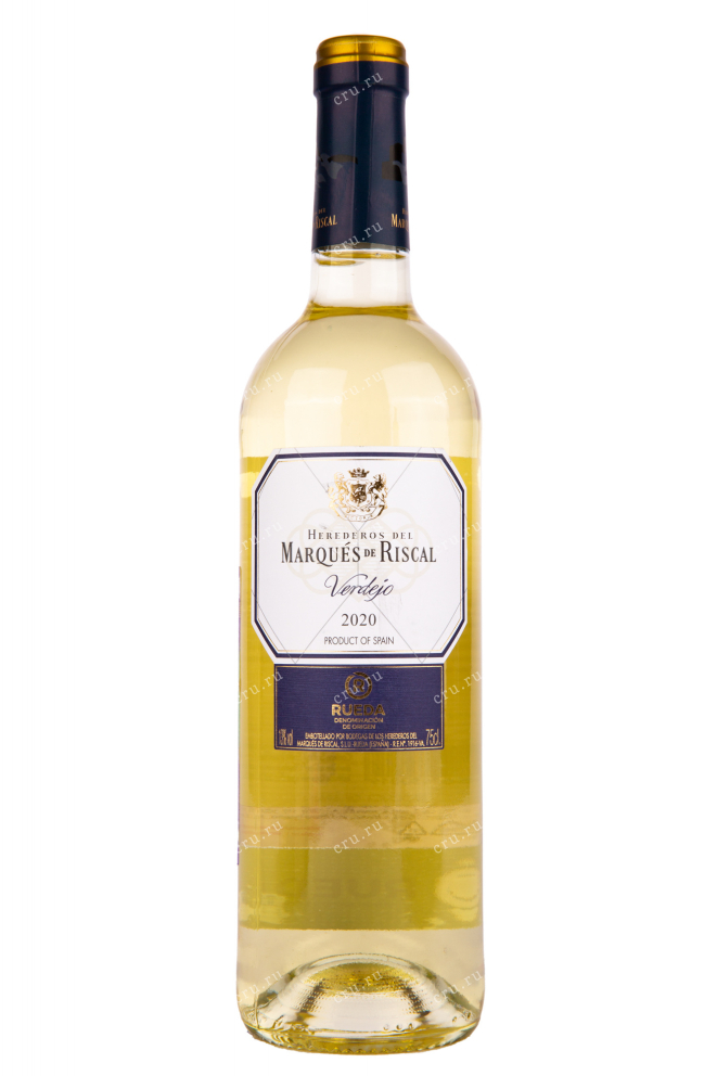 Вино Herederos del Marques de Riscal Rueda 2020 0.75 л
