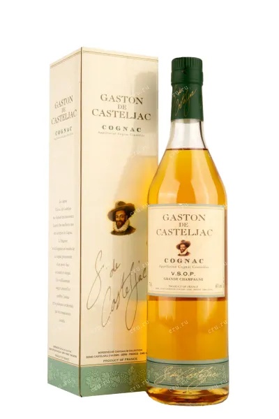 Коньяк Gaston de Casteljac VSOP in gift box   0.7 л
