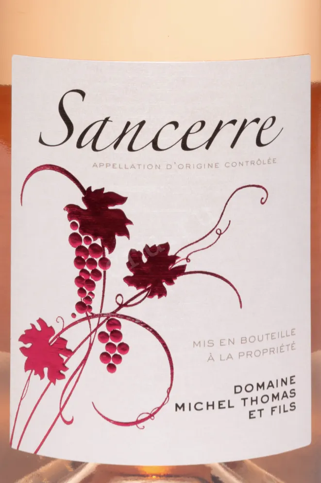 Этикетка Domaine Michel Thomas & Fils Sancerre AOC Rose 2023 0.75 л