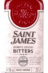 Этикетка Saint James Bitters 0.2 л