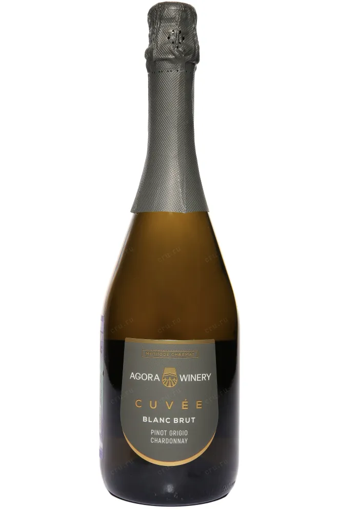 Бутылка Agora Cuvee Pinot Grigio Chardonnay Brut gift box 2024 0.75 л
