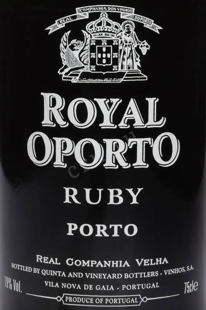 Этикетка Royal Oporto Ruby 2019 0.75 л