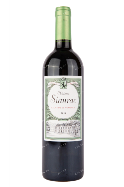 Вино Chateau Siaurac Lalande de Pomerol 2014 0.75 л