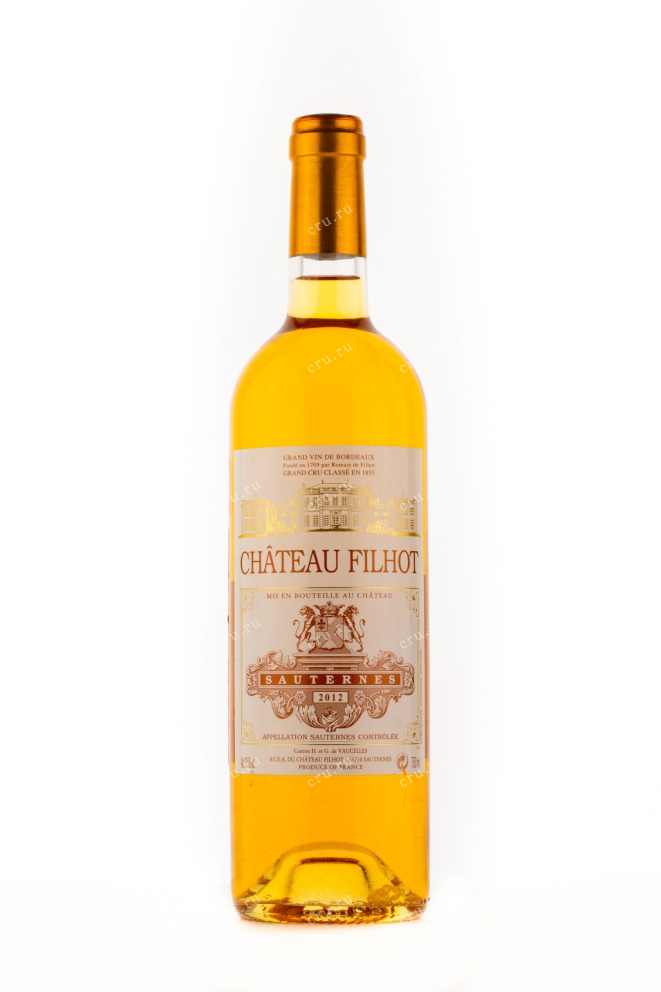 Вино Chateau Filhot Sauternes 2012 0.75 л
