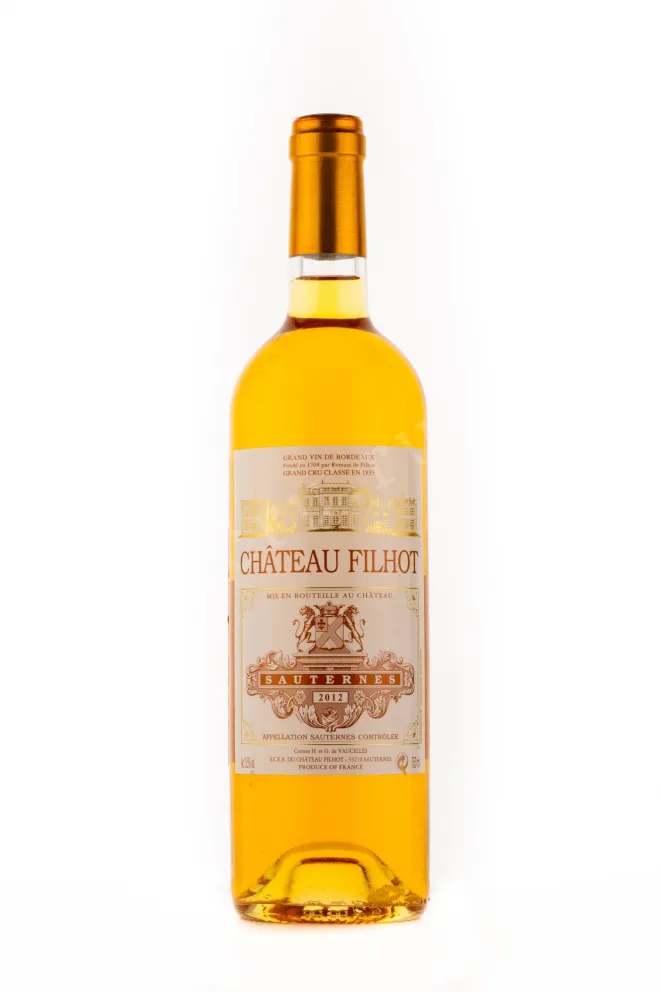 Вино Chateau Filhot Sauternes 2012 0.75 л