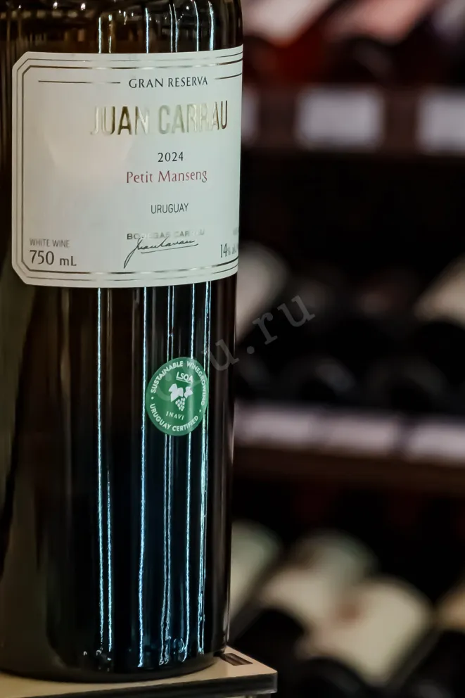 В магазине Крю Профи Juan Carrau Petit Manseng Gran Reserva 2024 0.75 л