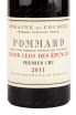 Этикетка вина Domaine de Courcel Pommard Premier Cru Grand Clos des Epenots AOC 2011 0.75 л