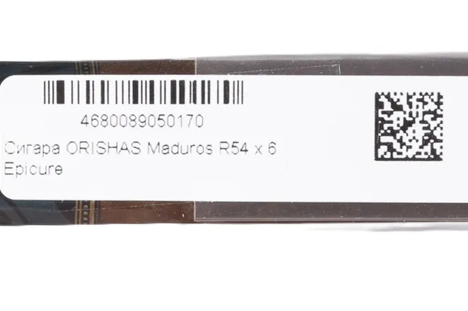 Контрэтикетка Orishas Maduros R54*6 Epicure